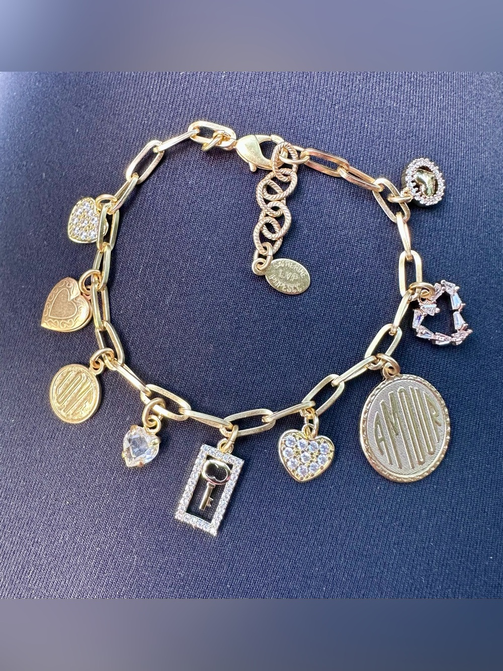 Brand New Catherine Popesco Charms Bracelet
